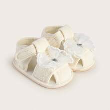 Summer Infant Girl's Sandals 6-9-12 Months Infant Shoes Princess Footwear Soft Sole Learning Shoes