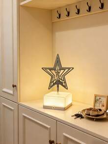 1pc 3D Rotating Atmosphere Light - 16 RGB Colors, USB Rechargeable, Touch Dimming, Creates Enchanting Visual Effects For Bedroom, Bar Or Coffee Table - Multicolor - View 7