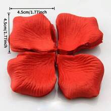 1000pcs Romantic Style Non-Woven Simulated Rose Petals,Romantic Handmade Flowers,Suitable For Wedding Party Room Layout Home Decoration,Birthday Decoration,Table Centerpieces,Bedroom Decoration,Room Decoration,Bathroom Decoration,Valentine's Day Gift,Graduation Ceremony Party Decoration Party Favors Bride Gifts Birthday Birthday Decorations Party Decorations Bachelorette - Đỏ - Xem 10