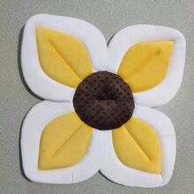 婴儿浴垫，新生儿花朵浴垫，向日葵洗脸垫