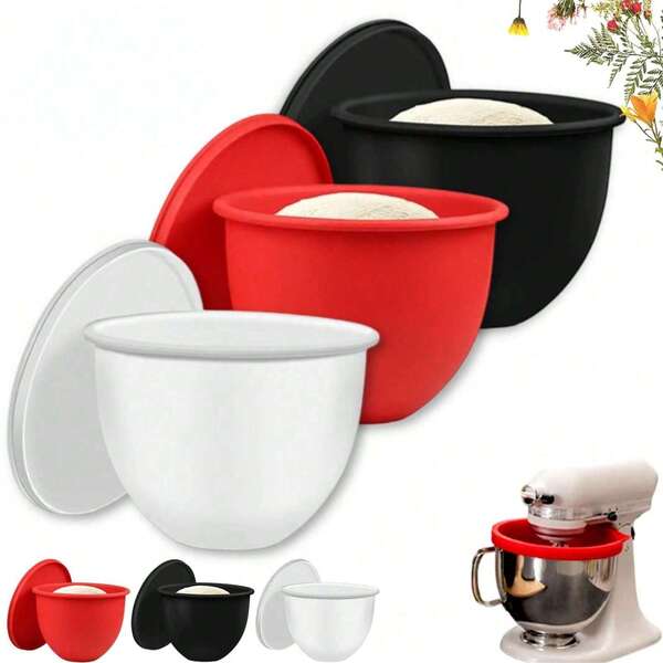 5-Quart Silicone Bowl Insert For Tilt-Head And Lift-Bowl Stand Mixers, Suitable For Baking And Cooking, No Need To Replace Mixing Bowl