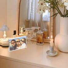 1/5 Packs Acrylic Photo Frames, 4*6 Inches, 1.57*2.36 Inches, Transparent Double-Sided, With Magnetic Acrylic Self-Standing Photo Frame, Suitable For Home And Office Decoration, Displaying Couple Photos, Wedding Table Cards, Valentine's Day Gifts - Clear - View 4