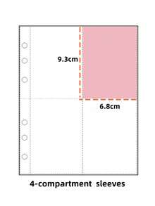 Album ảnh/Sách sưu tầm bằng da PU khổ A5, Bìa đựng ảnh & bìa đựng thẻ sang trọng, Bìa đựng nhẫn hình phong bì có ngăn đựng bên trong. Thích hợp để đựng thiệp, ảnh, nhãn dán ảnh. Hoàn hảo làm quà tặng đầu năm học, quà tặng học sinh, quà tặng sinh nhật và quà tặng Giáng sinh. - trắng - Xem 11