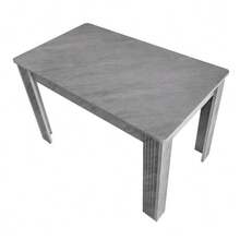 Dining Table, Contemporary Dining Table, Sturdy Dining Table, Four-Legged Table, Oak Table, Rectangular Dining Table, Coffee/Leisure Table, Modern And Minimalist Dining Table, Concrete Look [OLD REFERENCE: WF312300AAB] - Grey - View 10
