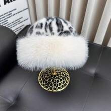 Women's Thickened Warm Hat For Autumn/Winter - Fashionable Appearance, Mongolian Style Thick Hat, Comfortable And Warm For Outdoor Activities In Cold Weather Warm Accessories - Multicolor - View 2