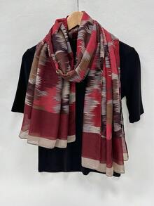 1件装女士围巾/头巾，迷彩图案，春夏连衣裙搭配