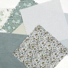 7pcs/Set Cotton Printed Fabric Bundles, Pre-Cut Fabric Squares Suitable For Quilting, Sewing, And DIY Craft Patchwork Accessories - Grey - View 3
