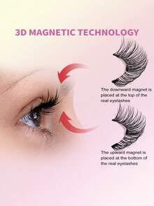 MAGEFY Bộ 3 cặp mi giả từ tính cong CC nâng cấp, kèm nhíp, có thể tái sử dụng, kiểu hoạt hình tự nhiên, kiểu đan chéo tự nhiên, mi giả mềm mại bồng bềnh kiểu mắt mèo, mi giả dạng dải, mi giả mềm mại đan chéo tự nhiên, làm dài mi tự nhiên, cong mi, làm to mắt, phù hợp cho phụ nữ đi du lịch, dự tiệc, thiết kế mi tự nhiên kết hợp, bộ quà tặng cho nữ, quà tặng mi giả - màu đen - Xem 6