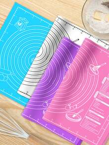 Silicone Baking Mat For Cookie Dough Cake Baking Essential Baking Tool Non-Stick Kneading Mat Easy To Clean Convenient Cleaning Suitable For Dough Pizza And Cakes Durable Double-Sided Industrial Kitchen Tool For Chinese Pastrie Great For Christmas Easter Thanksgiving