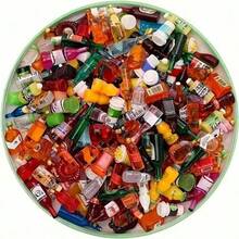 100 قطعة من الوجبات الخفيفة المعبأة بشكل واقعي لبيت الدمى، طعام مصنوع من البلاستيك، علب طعام مصغرة، ألعاب طعام مصغرة لمتجر صغير، حزم بسكويت مصغرة، علب وزجاجات، إكسسوارات تصوير، ديكور المشهد، ديكورات مصغرة للمكتب، هدية عيد ميلاد - أنماط عشوائية - مشاهدة 6