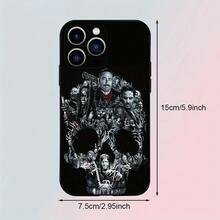 Esta funda de The Walking Dead, diseñada específicamente para , presenta un exterior de TPU negro que es de estilo caricaturesco, resistente a los golpes y excepcionalmente duradera. Es compatible con los modelos de  11 a 16 Pro Max. - Mezcla de colores - Ver 1