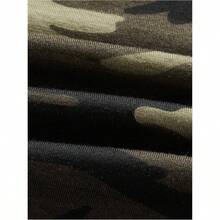 - Leggings cruzados con estampado de camuflaje para mujer, cintura elstica acampanada - CH + Verde militar - Ver 5