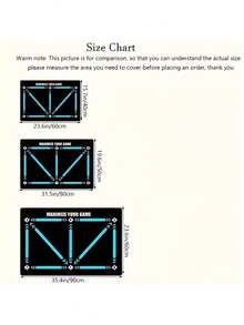 1 件装足球训练垫，设计精美，多种日常尺寸可选 - 提升步法和控球能力，耐用的足球训练工具，适合控球练习，尤其适合足球练习和敏捷性训练，适合春季户外运动，运动控球地毯，室内隔音健身垫，静音减震，防滑，增强控球和步法。 - 彩色 - 查看 5