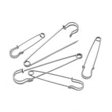 5/10个金属安全别针缝纫固定器胸针工艺配件DIY缝纫工具珠宝服装配件 - 大別針 - 查看 4