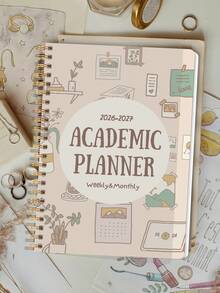 BUBU 2-Year Monthly Planner From Jan.2026 To Dec.2027, A5 Quick-Use Monthly Planner Notebook With 3-Year Calendars, 2026 Planner For Daily Tasks, Office Supplies,School Home - Multicolor - View 5