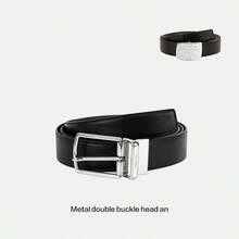 Coach Men's Dress Belt Stylish Belt Leather Comfort Click Perfect Companion To Men - Black - View 2