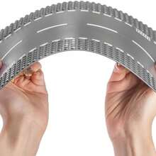 Fits Well With Our Existing HUIZDQ Jouet EnfantPack Base Plates For Street Street Building Toy Compatible With All Major Brands, 10 X 10 Inches (Grey) Small Particle Highway Building Blocks Basic Toys City Street Road Pavement Splicing Building Blocks