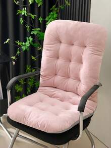 1件超柔软毛绒椅垫，带靠背的办公坐垫，轻便设计，非常适合躺椅和摇椅。 - 彩色 - 查看 5