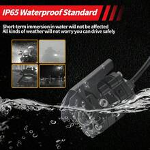 Universal Square LED Auxiliary Lights For Cars Motorcycles SUVs - Mini Cube Super Bright White Yellow Hi/Lo Beam Spot Lights For Enhanced Road Off-Road Lighting - A - View 6