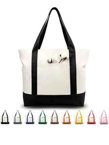 Customized Dog Mom Tote Bag - Personalized With Pet Portrait And Name Canvas Bag, Customized Dog Mom Tote Bag, Customized Dog Tote Bag, Pet Portrait Bag, Personalized Pet Gift, Dog Lover Gift, Pet Owner Tote Bag, Animal Lover Tote Bag, Customized Canvas Bag, Gift For Dog Mom, Gift For Pet Dad, Personalized Pet Name Tote Bag - Multicolor - View 7