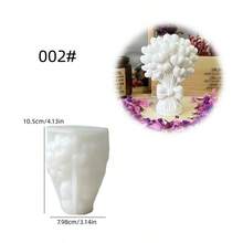 Khuôn nhựa DIY làm quà tặng hình gấu nhỏ trang trí bóng bay, khuôn tượng nhỏ trang trí nhà cho nhựa Epoxy, thạch cao, nến, hương - trắng - Xem 12