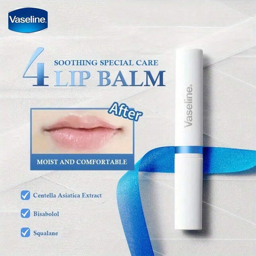 Vaseline 凡士林深层滋润舒缓护唇膏 #4 1.8克，#5 柔滑磨砂保湿，#6 提升唇部弹性，预防干燥，淡化唇纹，圣诞节，圣诞礼物，彩妆，护肤，唇部护理，送给亲朋好友的完美圣诞礼物 - #4舒緩特護 - 查看 1