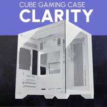 Gabinete Gamer Fortrek Clarity Vidro Temperado Micro Atx Preto ou Branco - Branco - Visão 2