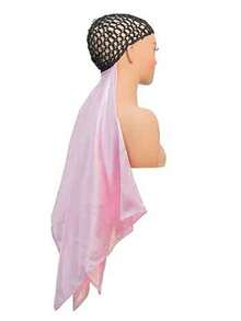 Hooded Hair Net With Scarf, No Heat Silk Hair Care, Shower Cap