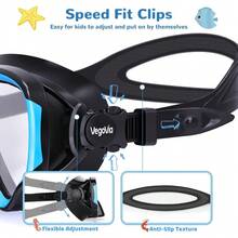 Swim Goggles With Nose Cover, Anti Fog Wide View Clear Swim Mask  Anti-Shattered No-Leak - Pink & Black (2 Pack) - View 4