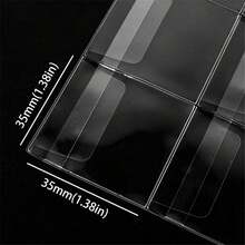 10 Pcs High-Transparency Coin Loose-Leaf Sheets With 30 Compartments. These Are Available Inner Pages Suitable For Banknote And Coin Loose-Leaf Albums. They Are Single-Sided High-Transparency Coin Album Pages.