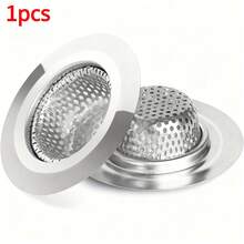 1pc Multifunctional Stainless Steel Sink Filter, Anti Clogging And Anti Rust, Easy To Install In Kitchen And Bathroom Home Bathroom Decor Fall Decor Back To School - Multicolor - View 10