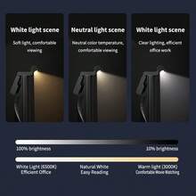 Wisciton 30/40cm Monitor PC Screen Light LED Dimming Learning Reading Lighting Dimmable USB Night Light Bar Touch Eye Protection Light - USB or other DC power connection - View 7