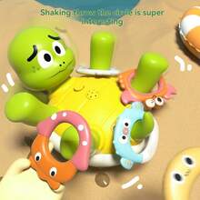 Turtle Bath Sprinkler Fountain Toy (18M+) - Rechargeable 5 Rings Pool/Bathtub Water Toy, Ideal Birthday/Christmas/Holiday /New Year /Halloween/ Easter Gift For Kids - Multicolor - View 11