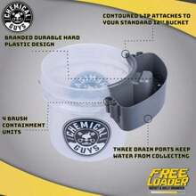 Chemical Guys Freeloader Cubo y Organizador Dolly, , Mantén el jabón y el agua en el cubo y tus suministros organizados, para lavar coches, camiones, motocicletas, todoterrenos y mucho más(Negro) - Multicolor - Ver 5