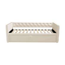 Sofa Bed - Extendable Bed 90*200cm With Board Material, Multifunctional Guest Mattress, Skin-Friendly Velvet Fabric, Grey, Beige (Mattress Not Included) - Beige - View 8