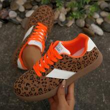 2025 Autumn New Women's Fashion Casual Shoes, Soft Sole Sneakers, Lace-Up Outdoor Trainers - Brown - View 11