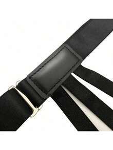 2pcs/Set Adjustable Men's Shirt Stays With Non-Slip Locking Clamps - Keep Your Shirt Tucked In All Day! - Multicolor - View 2