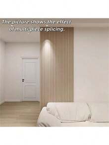 1片30*30厘米竖槽毛毡板，北欧风创意毛毡留言板，照片背景墙装饰，展示室装饰，家居装饰，浴室装饰，卧室装饰，房间装饰用品，客厅装饰，房屋装饰，家居装饰，客厅墙贴，墙纸，墙贴 - 彩色 - 查看 6