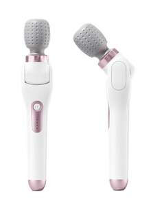 无线全身振动按摩器，硅胶按摩头，适用于颈部、背部、肩部、腰部、腿部和足部，女性专用按摩工具，适合作为节日礼物 - 彩色 - 查看 11