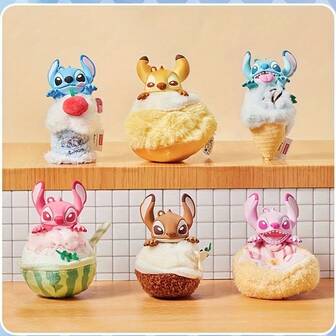  Llavero con caja ciega con aroma con licencia de Stitch de MINISO | Diseño adorable transformado en comida * Tecnología de aroma de larga duración | Dispositivo de aroma portátil . Pieza de decoración del hogar . Serie coleccionable sorpresa (1 pieza)