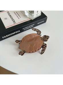 1 pièce Pince à cheveux en acrylique de la série Océan, en gros transfrontalière, tortue, poisson tropical, baleine, accessoires de cheveux faits main, pinces à cheveux mignonnes polyvalentes pour l'extérieur, nouvelle série Océan Pinces à cheveux tortue, Accessoire de mode pour cheveux Vacances d'été à la plage - Multicolore - Voir 5