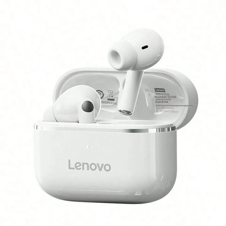 Tai nghe Bluetooth Lenovo EA230-5.4: Khử tiếng ồn trong tai, độ trễ thấp, gọi điện HD, âm thanh nổi, tương thích với nhiều thiết bị. - Sakura Trắng - Xem 1