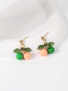 櫻桃耳墜 - 彩色 - 查看 5