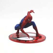 1pc 13cm Marvel Spider-Man Figure Avengers Model Desktop Car Chassis Ornament Office Decoration Collection Statue Christmas Gift New Year's Gift, Valentine's Day Gift, Easter Gift - Multicolor - View 4