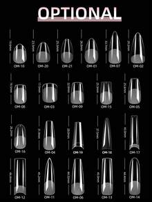 240pcs Soft Gel Nail Tips, Half Matte Full Coverage Press-On Nail Tips Almond Square Coffin French False Nails Thin Front End Thick Back End More Fit And Firm Peelable Gel Extension Nail Capsules Press-On Nails Nail Supplies Suitable For Girls Ladies Manicure DIY