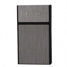 Portable Cigarette Box 20pcs Capacity Cigarette Case Metal Cigar Tobacco Holder Pocket Box