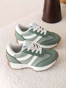 1 Pair Versatile Wear-Resistant Children's Sports Shoes, Spring/Autumn - Green - View 6