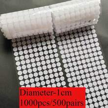 1000pcs/500pairs Double-Sided Nylon Self-Adhesive Hook And Loop Fastener Tape, 1/1.5/2cm Diameter, Suitable For Sewing, Photos, Home, Repair, Black And White, Back To School Supplies, Office, 2pcs/1 Pair - 1000pcs500pairs - View 18