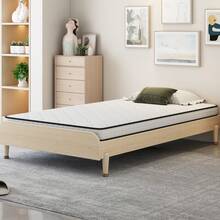 Spring Mattress, Dimensions: 90 * 190 Cm, Thickness: 10 Cm, Firmness Level: H3, With Ergonomic Modules And Lumbar Support; Rolled Mattress - White - View 5