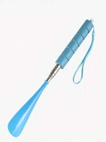 1pc Adjustable & Extendable Shoe Horn - Ergonomic Design Plastic Shoe Horn With Stainless Steel Handle, Assistive Tool For The Elderly And Mobility Impaired, Back To School Supplies, Shoe, Spring Summer Picks, Brides Maid Gifts, Room, Bedroom Decor, Bedroom Decor, Beach, Travel, For Men, For Women, Vacation,Cute Stuff - Multicolor - View 4